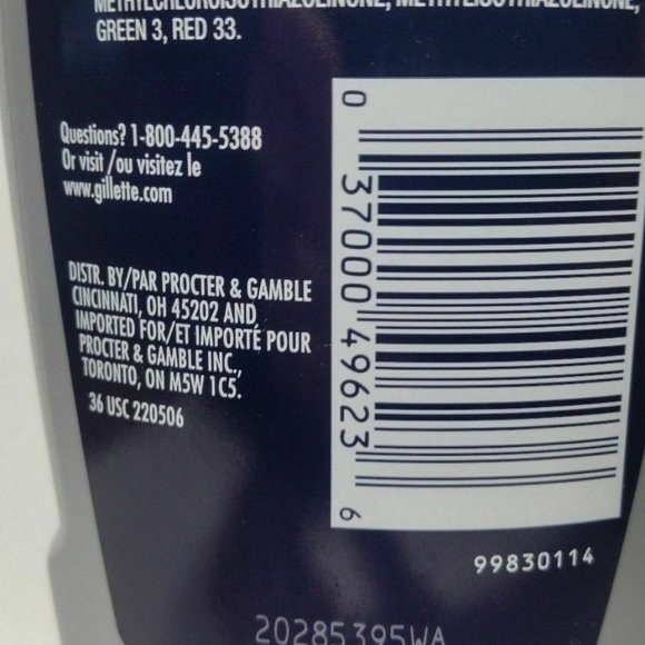 Gillette Sport Clean & Refreshing Body Wash Sport Scent 3) Bottles DISCONTINUED - Picture 8 of 9